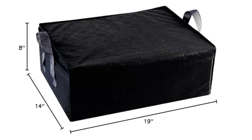 ABO Gear Storage Bags G01B, Dark Black, 3 Count