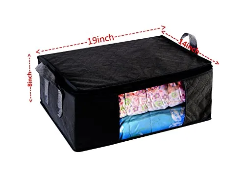 ABO Gear Storage Bags G01B, Dark Black, 3 Count