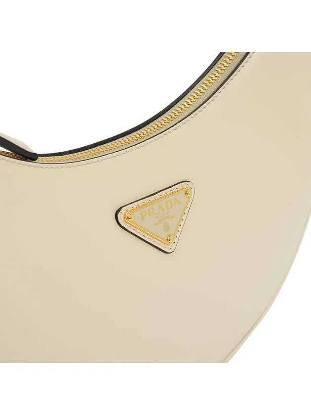 Arque Leather Shoulder Bag Travertine