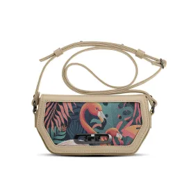 Beige Swag Crossbody Flamingo