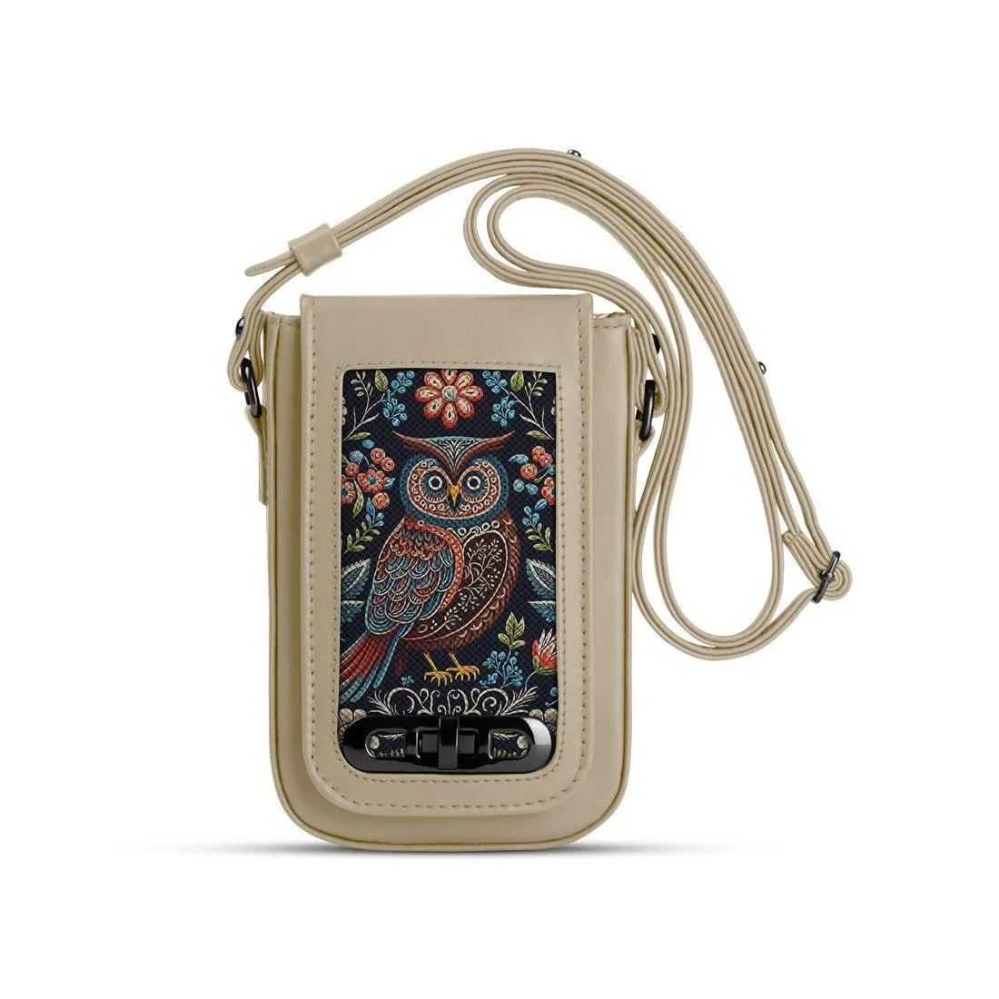 Beige Tagged Crossbag Forest Owl