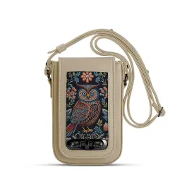 Beige Tagged Crossbag Forest Owl