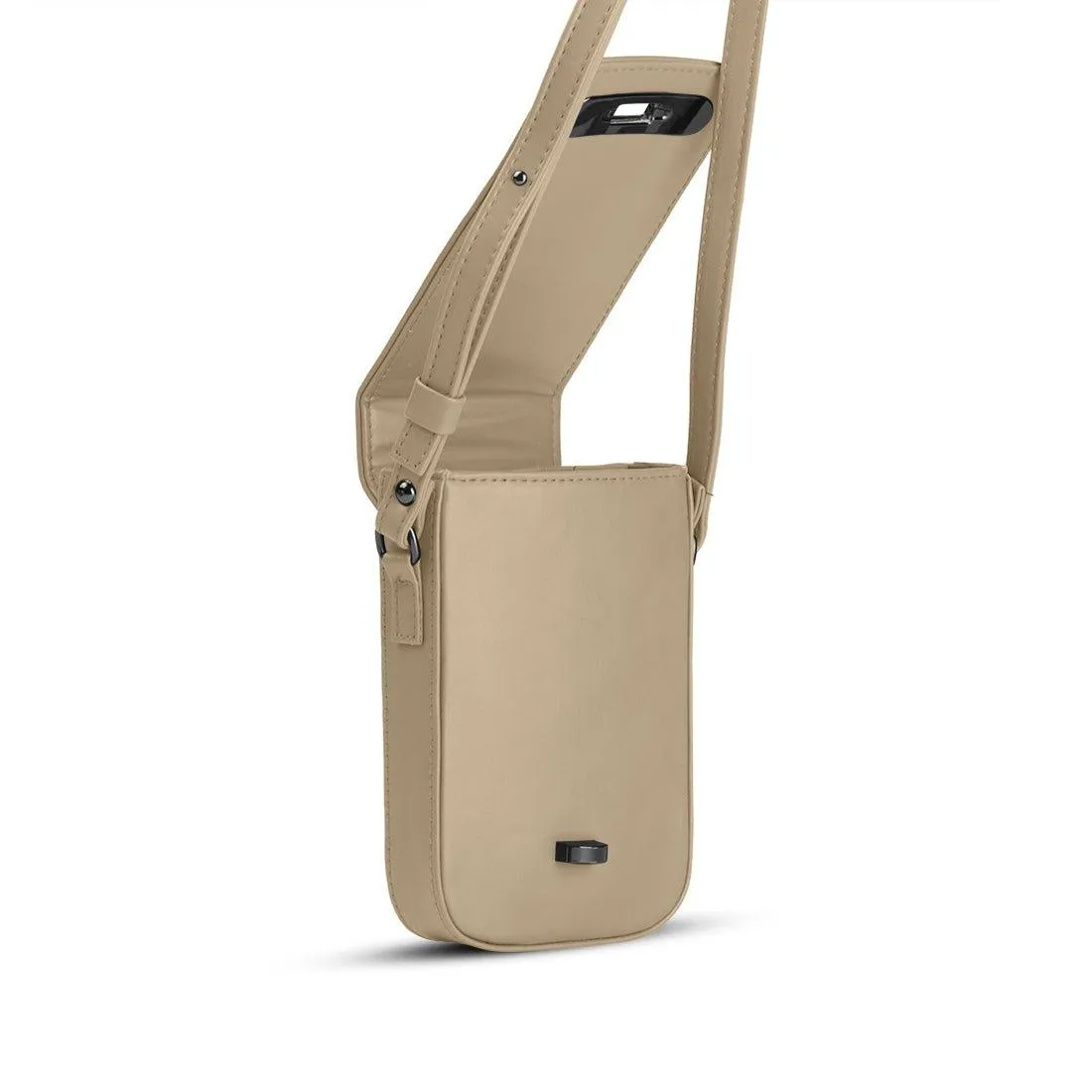 Beige Tagged Crossbag Raise