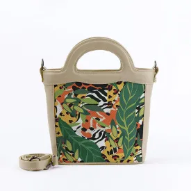 Beige Top Handle Handbag Skin