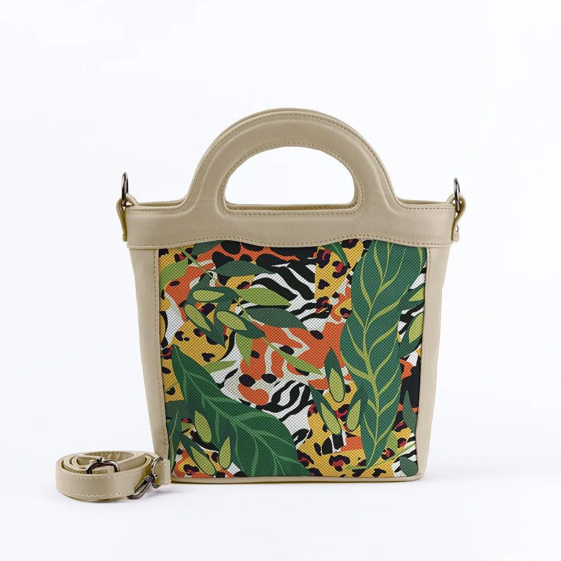 Beige Top Handle Handbag Skin