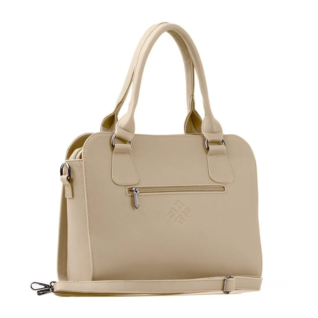Beige Travel Hobo Bag Save the bees