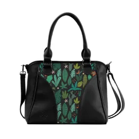 Black Ladies Handbag Garden