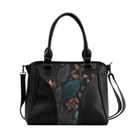 Black Ladies Handbag Nighty Forest