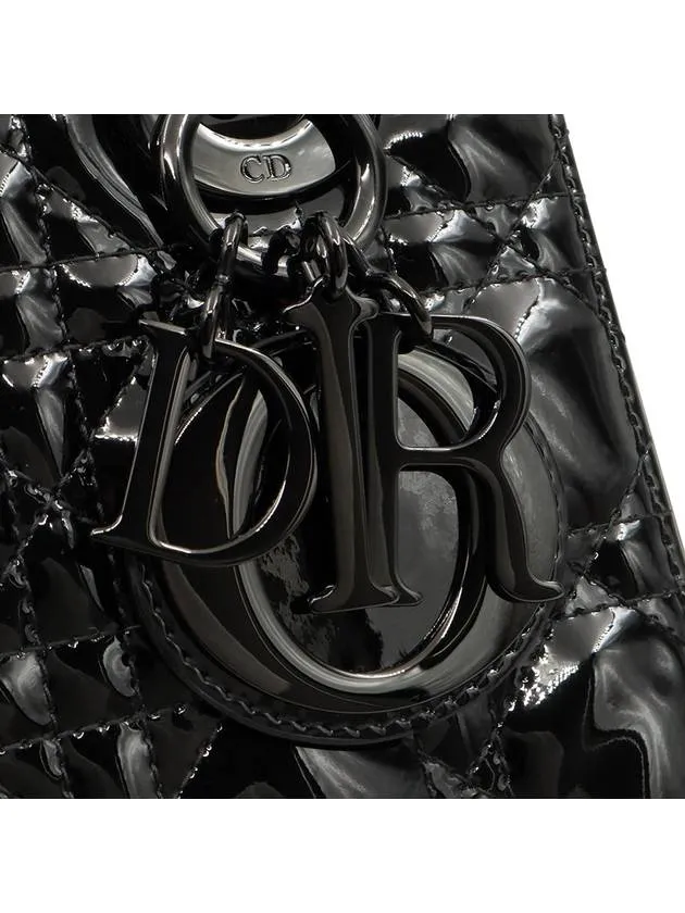 Black Ultra Glossy Patent Leather Lady MY ABC Small 2WAY M0531NWDD