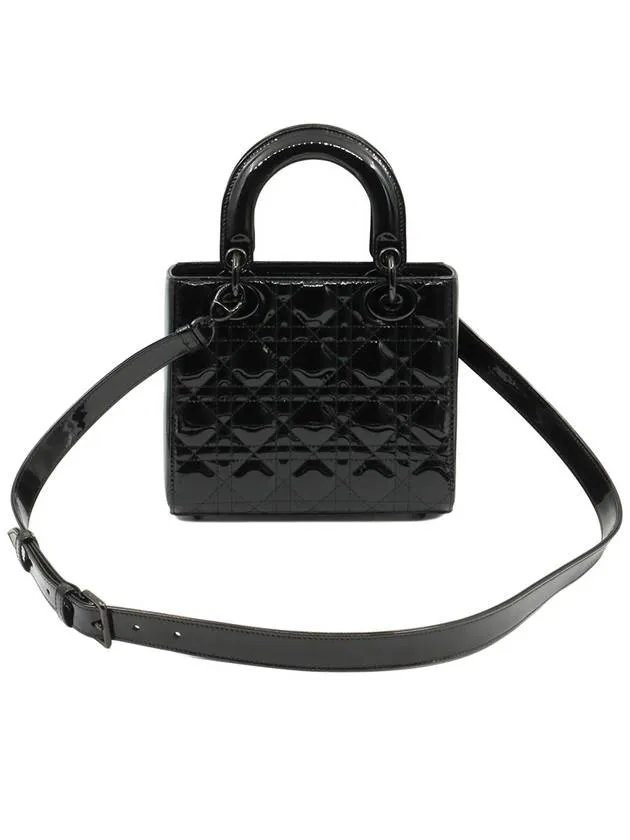 Black Ultra Glossy Patent Leather Lady MY ABC Small 2WAY M0531NWDD