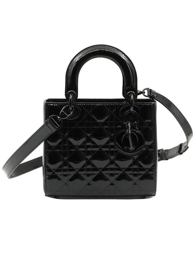 Black Ultra Glossy Patent Leather Lady MY ABC Small 2WAY M0531NWDD