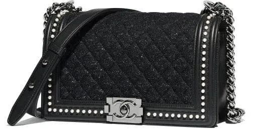 Boy Tweed Quilted Handbag