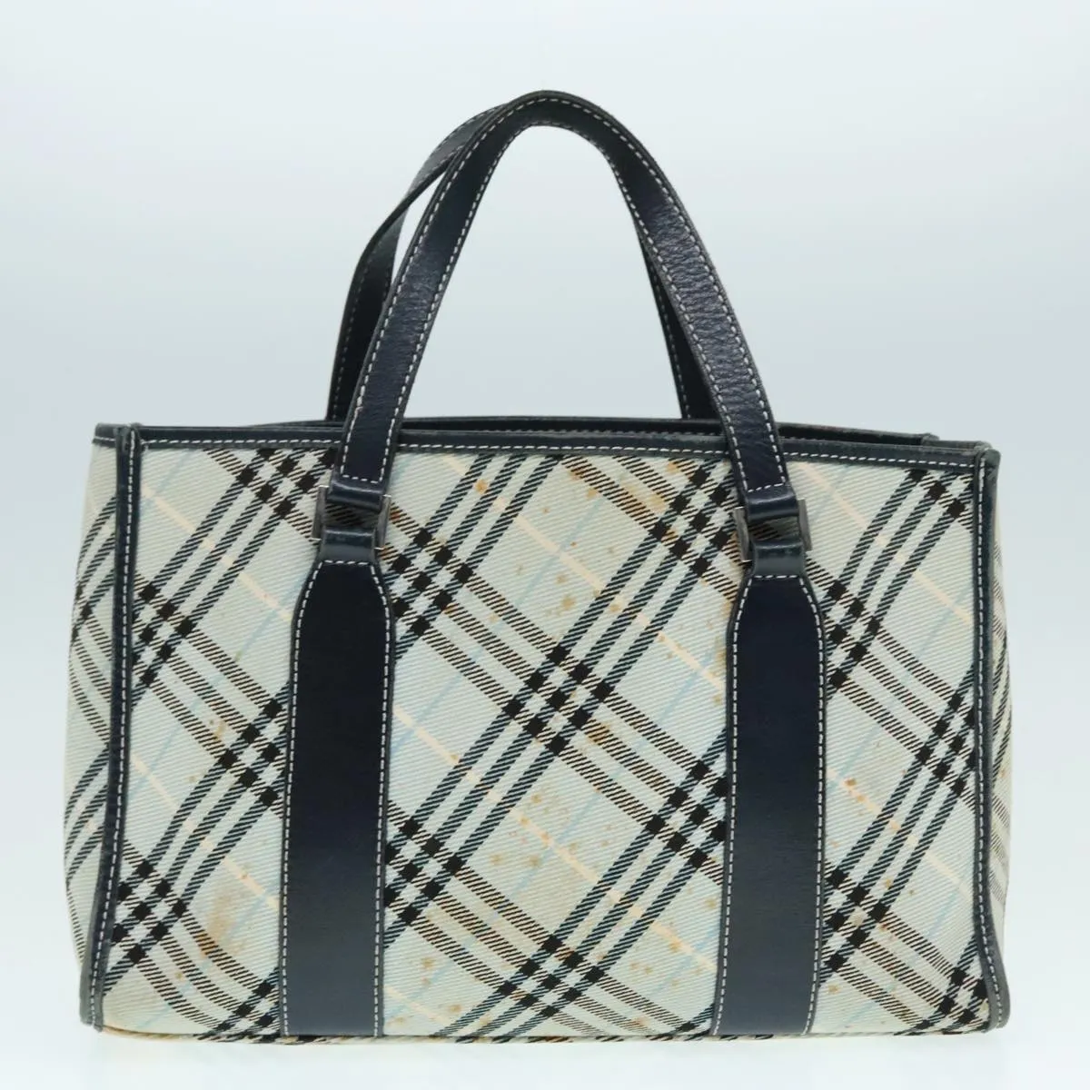 BURBERRY Blue Label Nova Check Shoulder Bag Canvas 3Set Black Beige ti2057