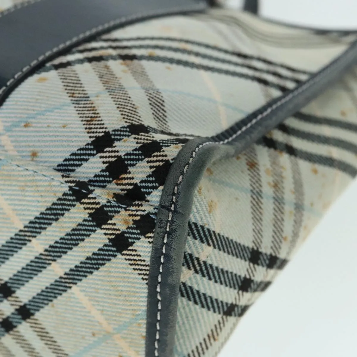 BURBERRY Blue Label Nova Check Shoulder Bag Canvas 3Set Black Beige ti2057