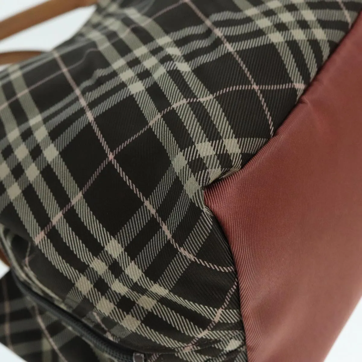 BURBERRY Blue Label Nova Check Shoulder Bag Canvas 3Set Black Beige ti2057