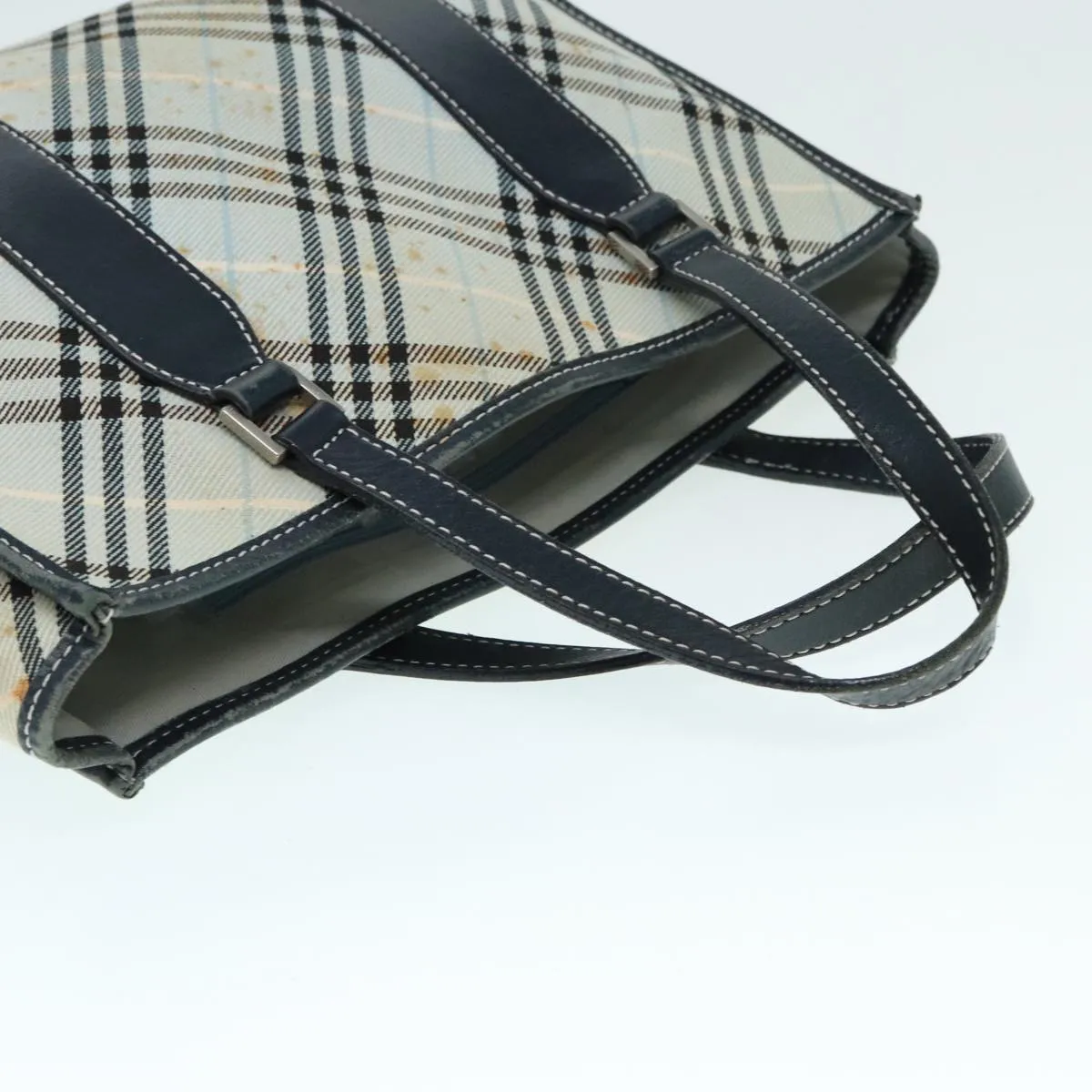 BURBERRY Blue Label Nova Check Shoulder Bag Canvas 3Set Black Beige ti2057