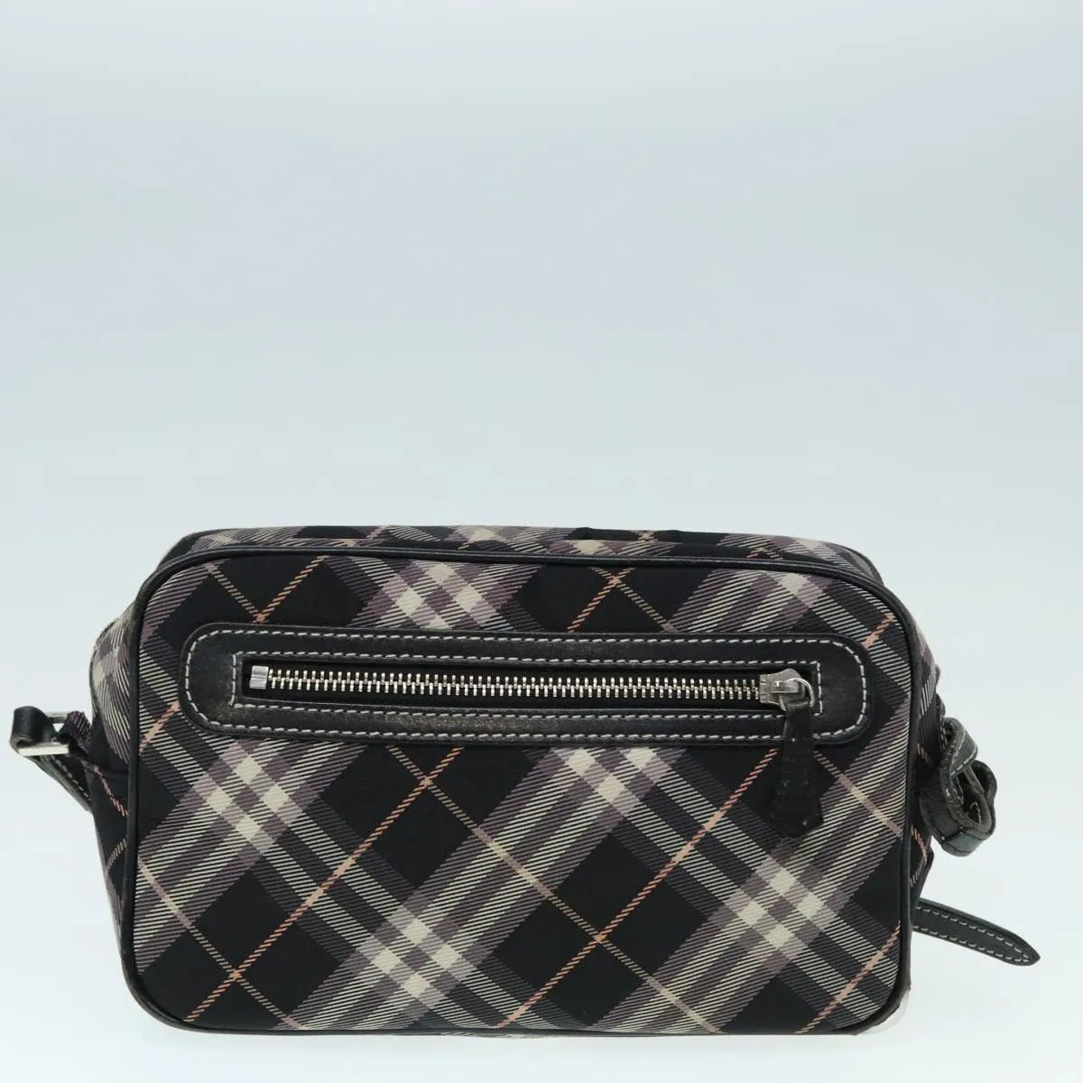 BURBERRY Blue Label Nova Check Shoulder Bag Canvas 3Set Black Beige ti2057