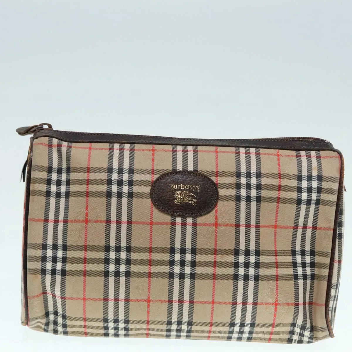 BURBERRY Blue Label Nova Check Shoulder Bag Canvas 3Set Black Beige ti2057