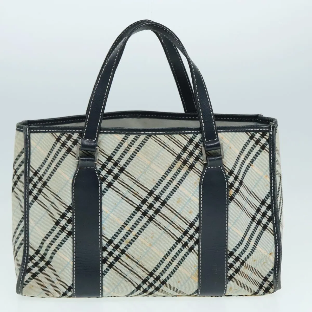 BURBERRY Blue Label Nova Check Shoulder Bag Canvas 3Set Black Beige ti2057