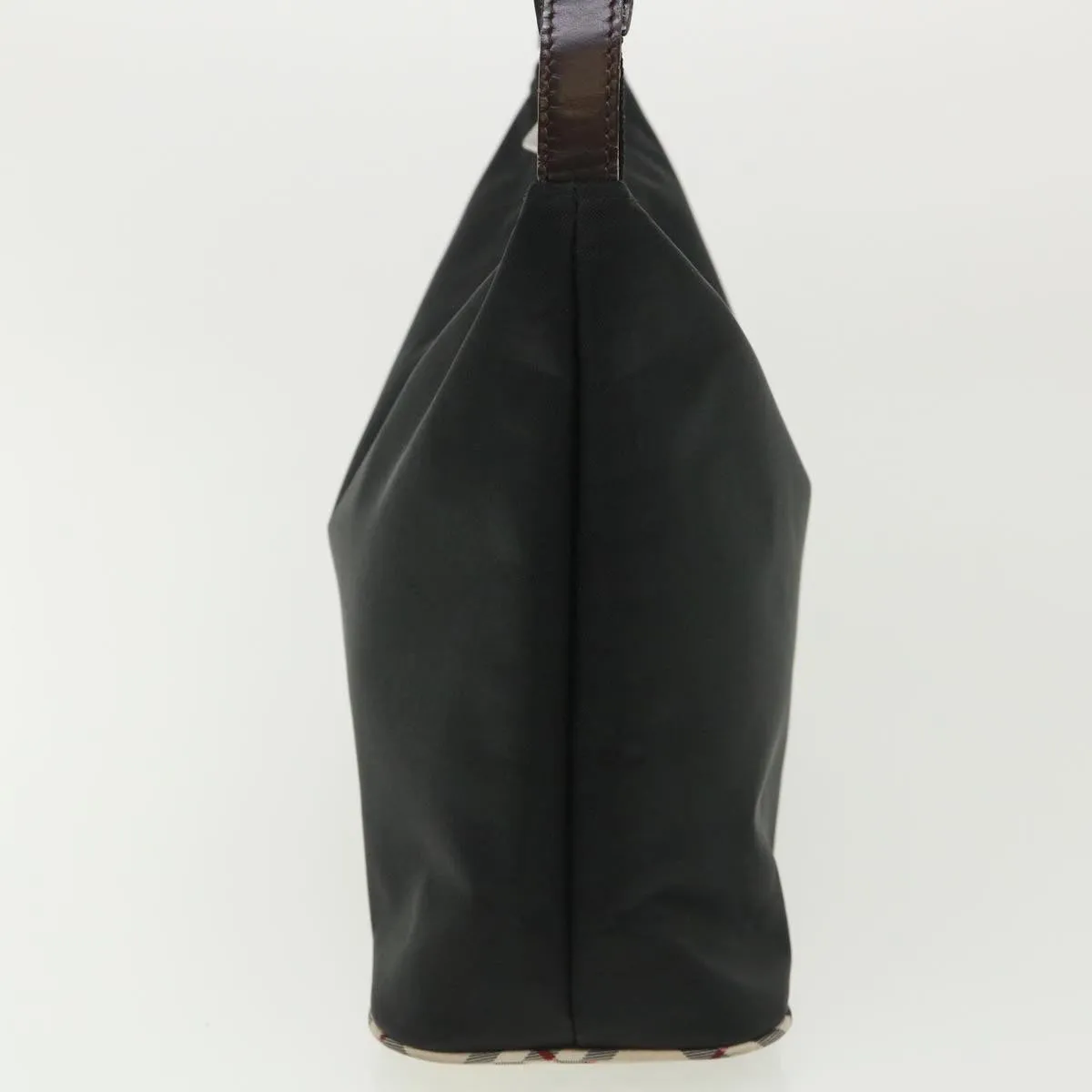 BURBERRY Nova Check Blue Label Shoulder Bag Nylon Black Beige ki2649