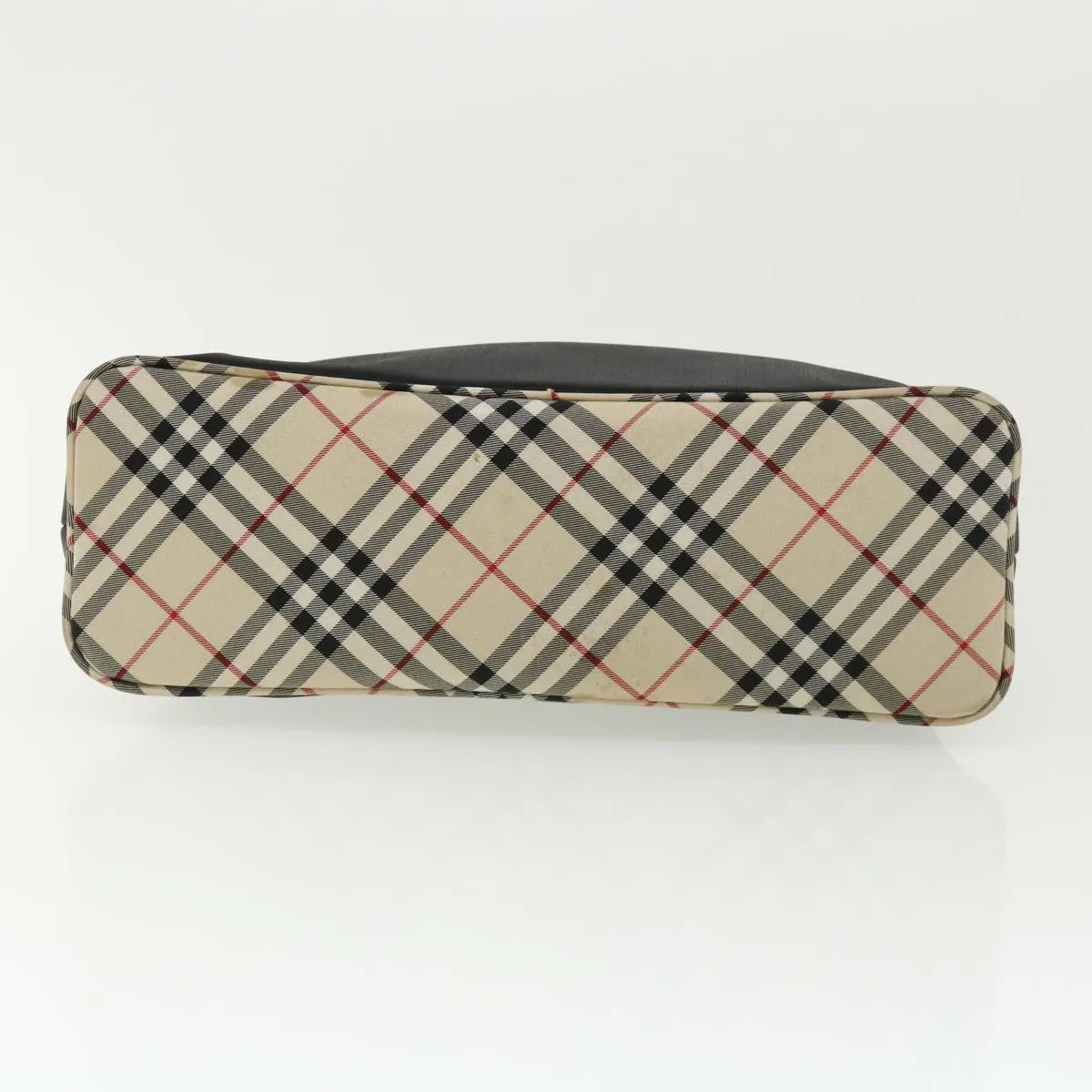 BURBERRY Nova Check Blue Label Shoulder Bag Nylon Black Beige ki2649