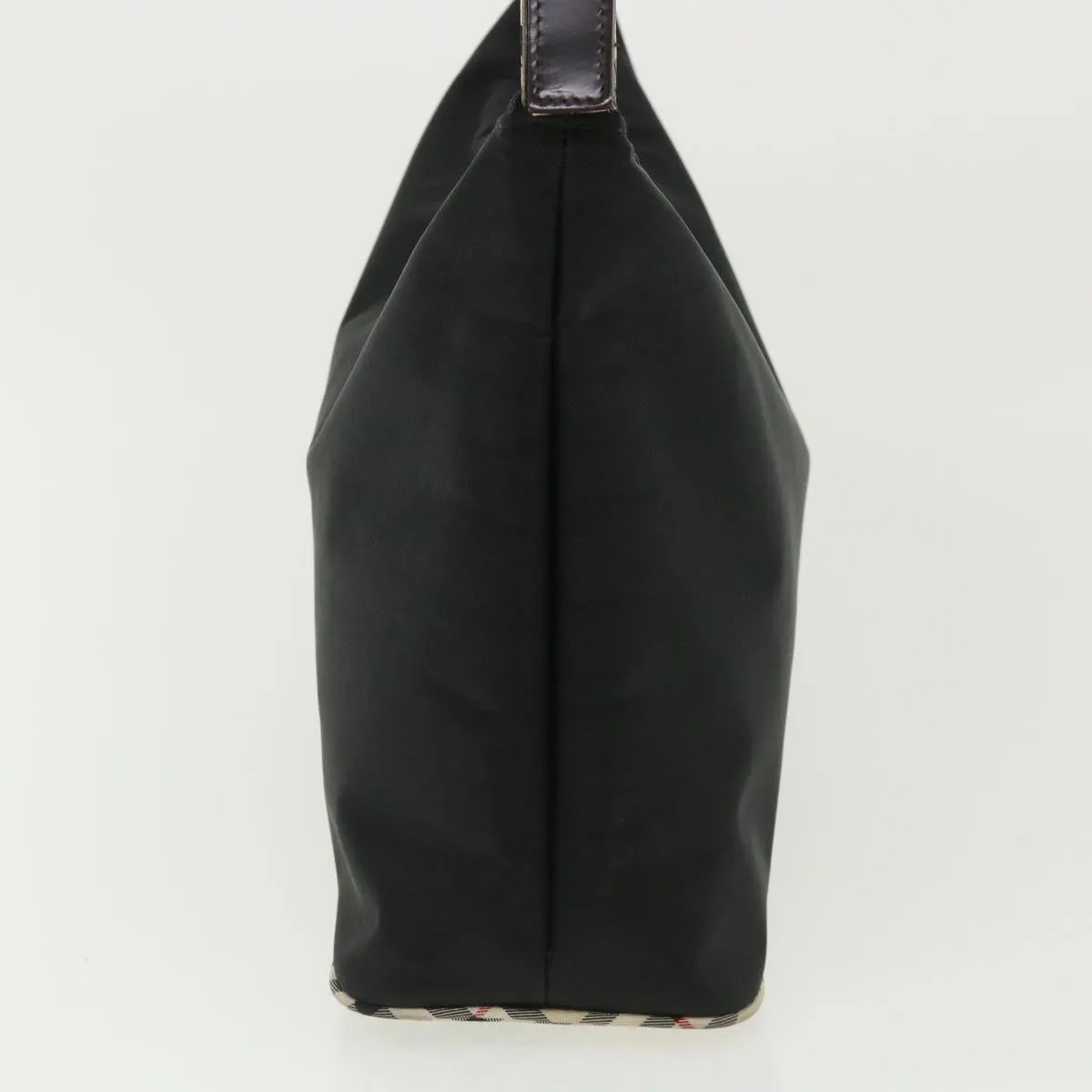 BURBERRY Nova Check Blue Label Shoulder Bag Nylon Black Beige ki2649