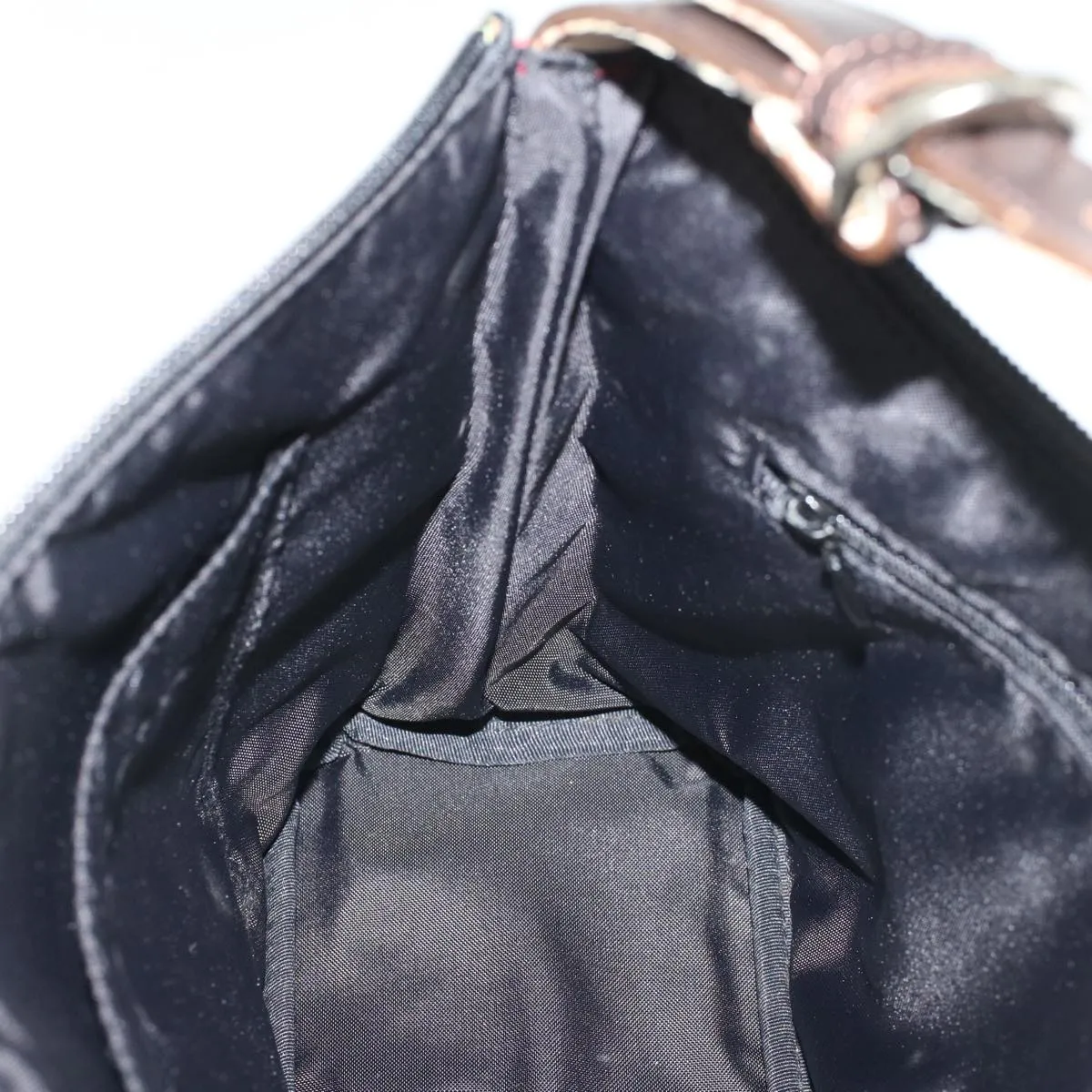 BURBERRY Nova Check Blue Label Shoulder Bag Nylon Red Beige ep1341