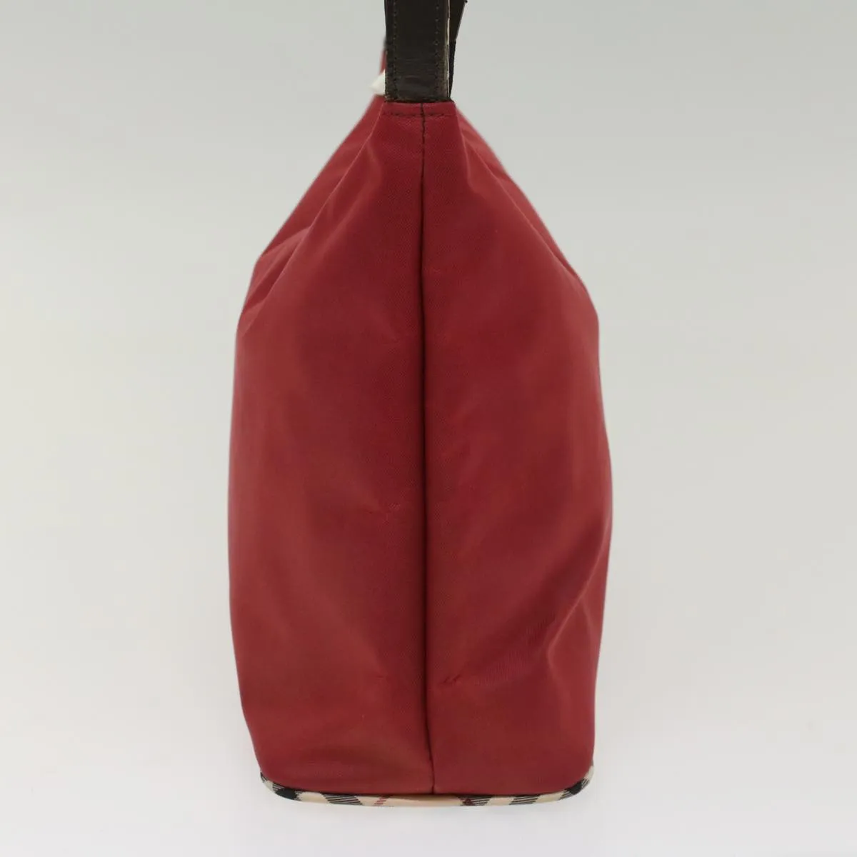 BURBERRY Nova Check Blue Label Shoulder Bag Nylon Red Beige ep1341