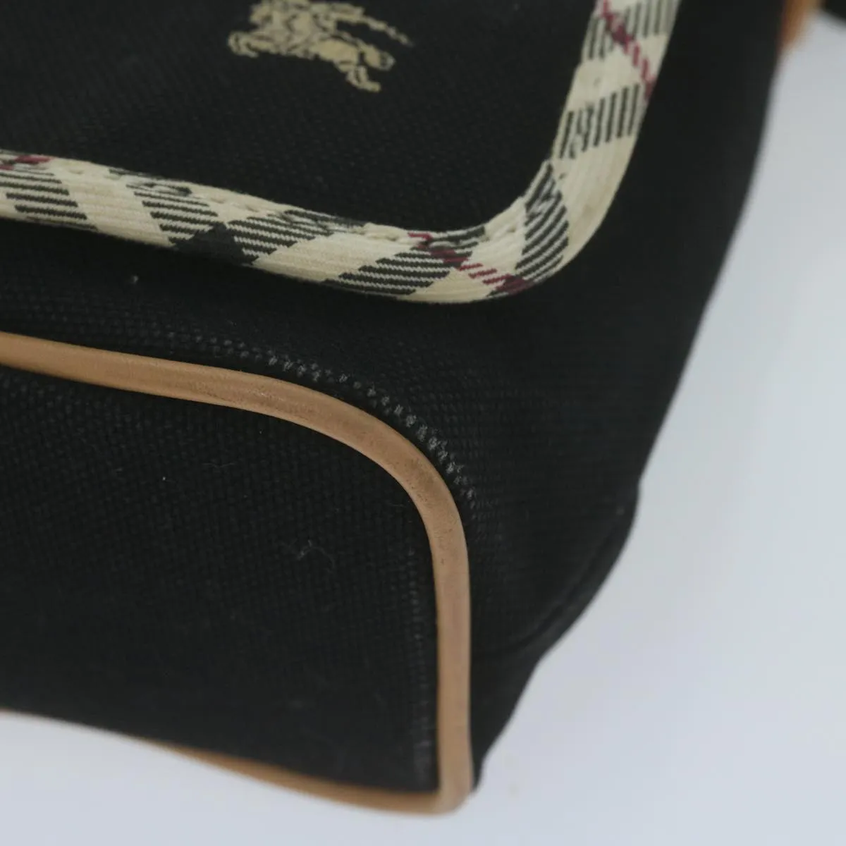 BURBERRY Shoulder Bag Canvas Black ac2624