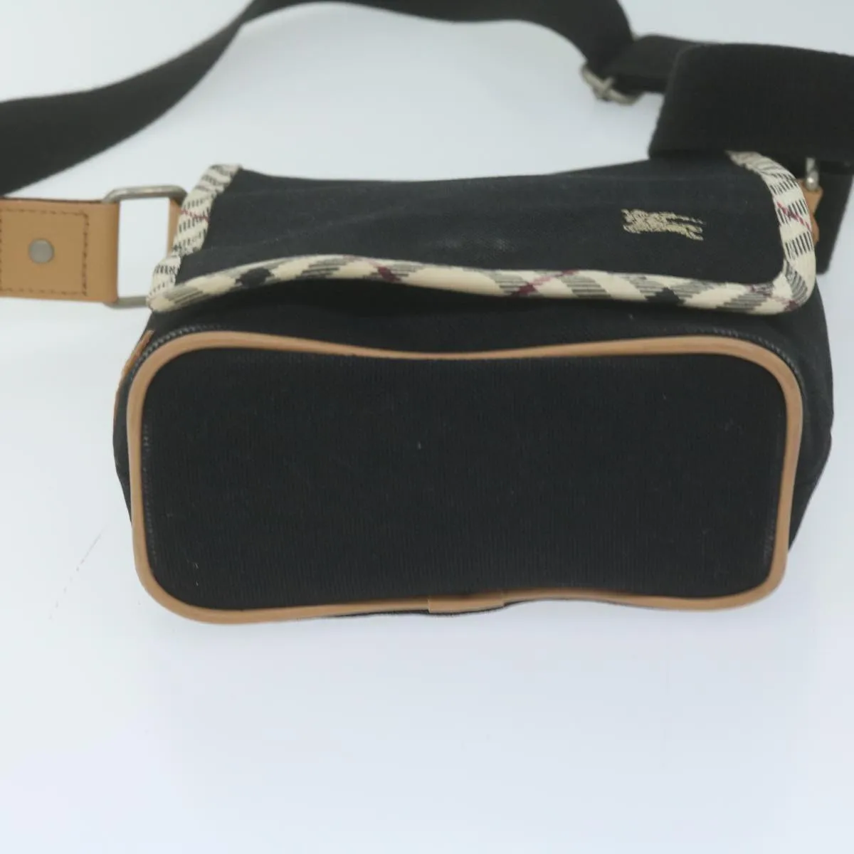 BURBERRY Shoulder Bag Canvas Black ac2624