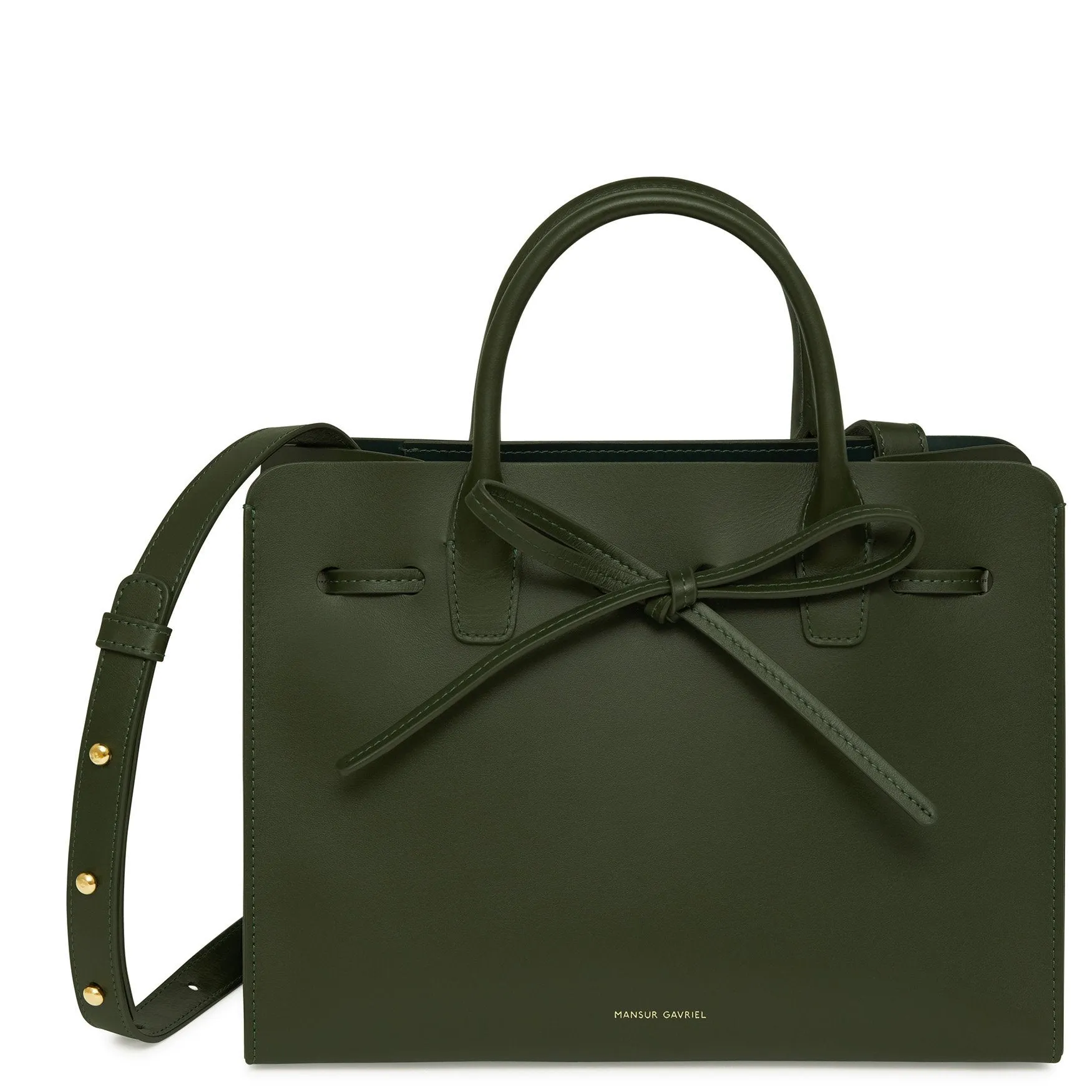 Calf Mini Sun Bag - Moss