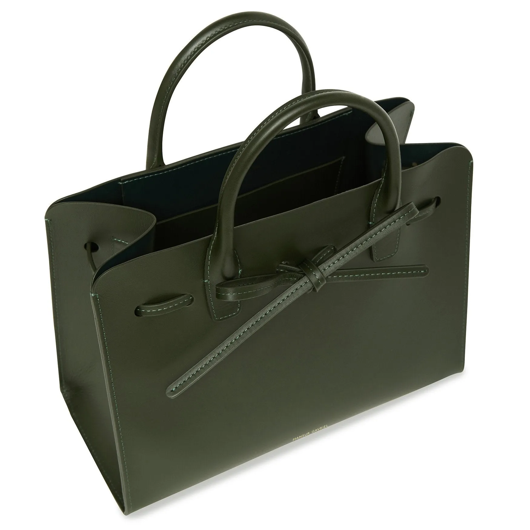 Calf Mini Sun Bag - Moss