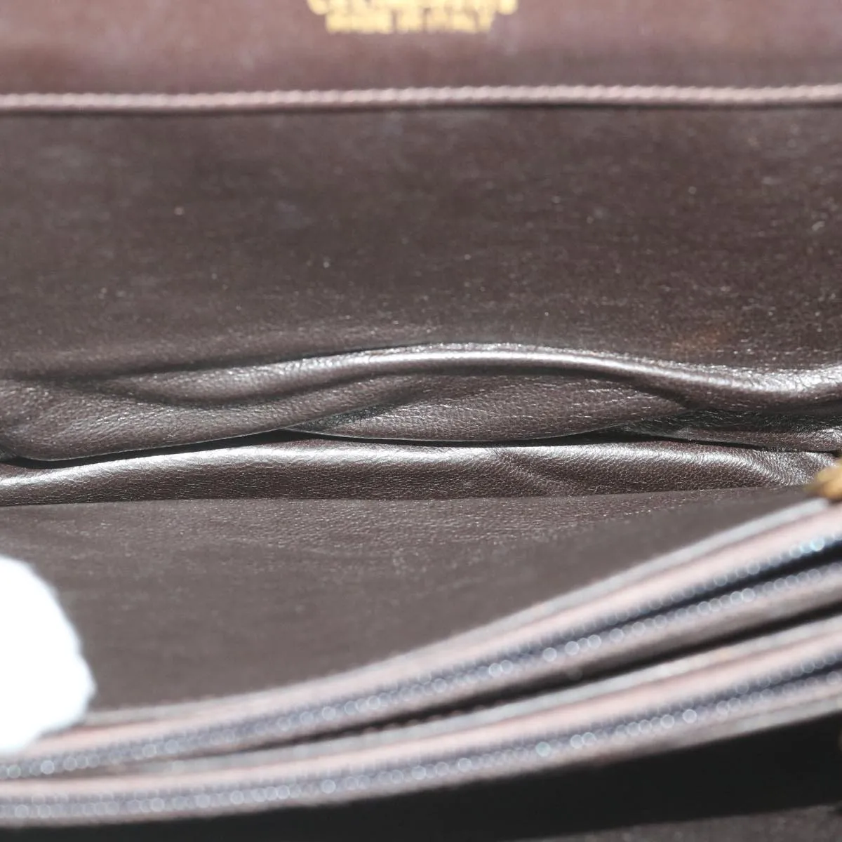 CELINE C Macadam Canvas Shoulder Bag Beige 58911