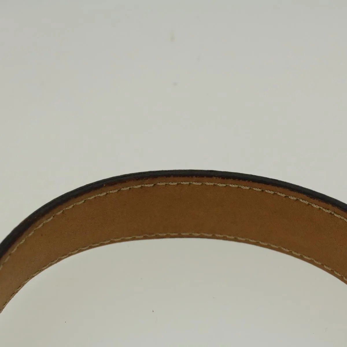 CELINE Macadam Canvas Shoulder Bag PVC Leather Brown 57306