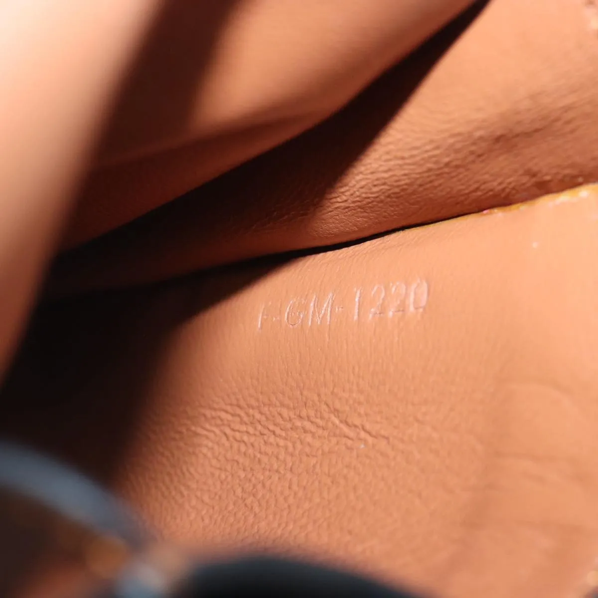 CELINE Phone case Macadam Canvas PVC Leather Black Brown ar12461