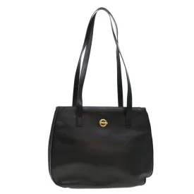 CELINE Shoulder Bag Leather Black fm2285