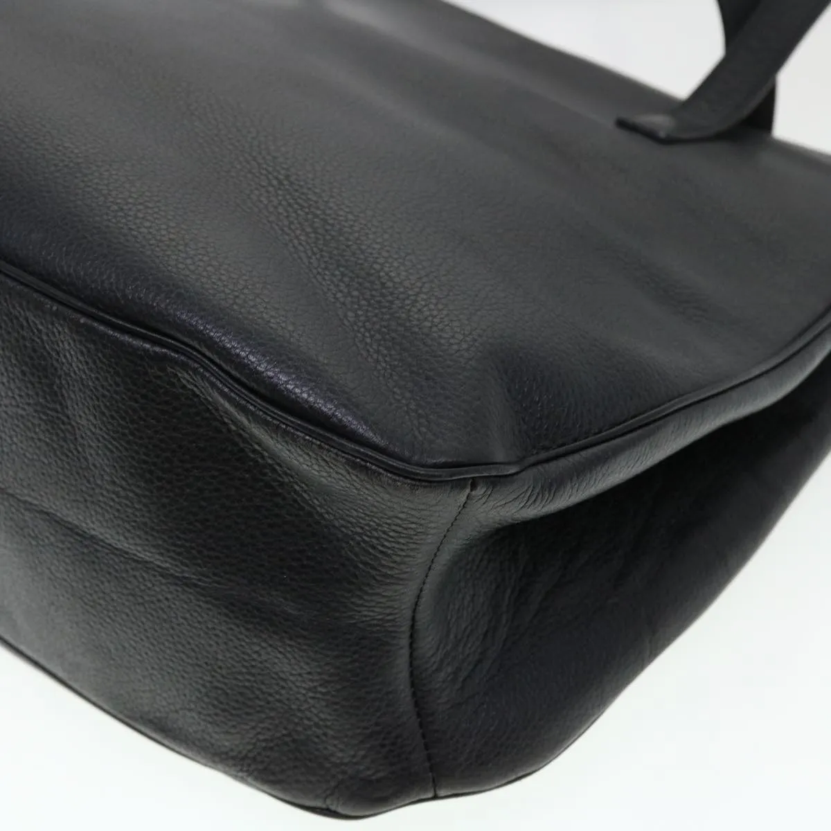 CELINE Shoulder Bag Leather Black fm2285