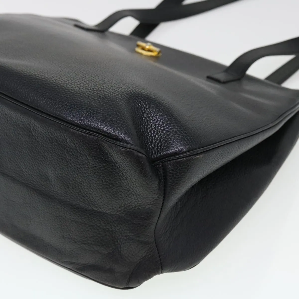 CELINE Shoulder Bag Leather Black fm2285