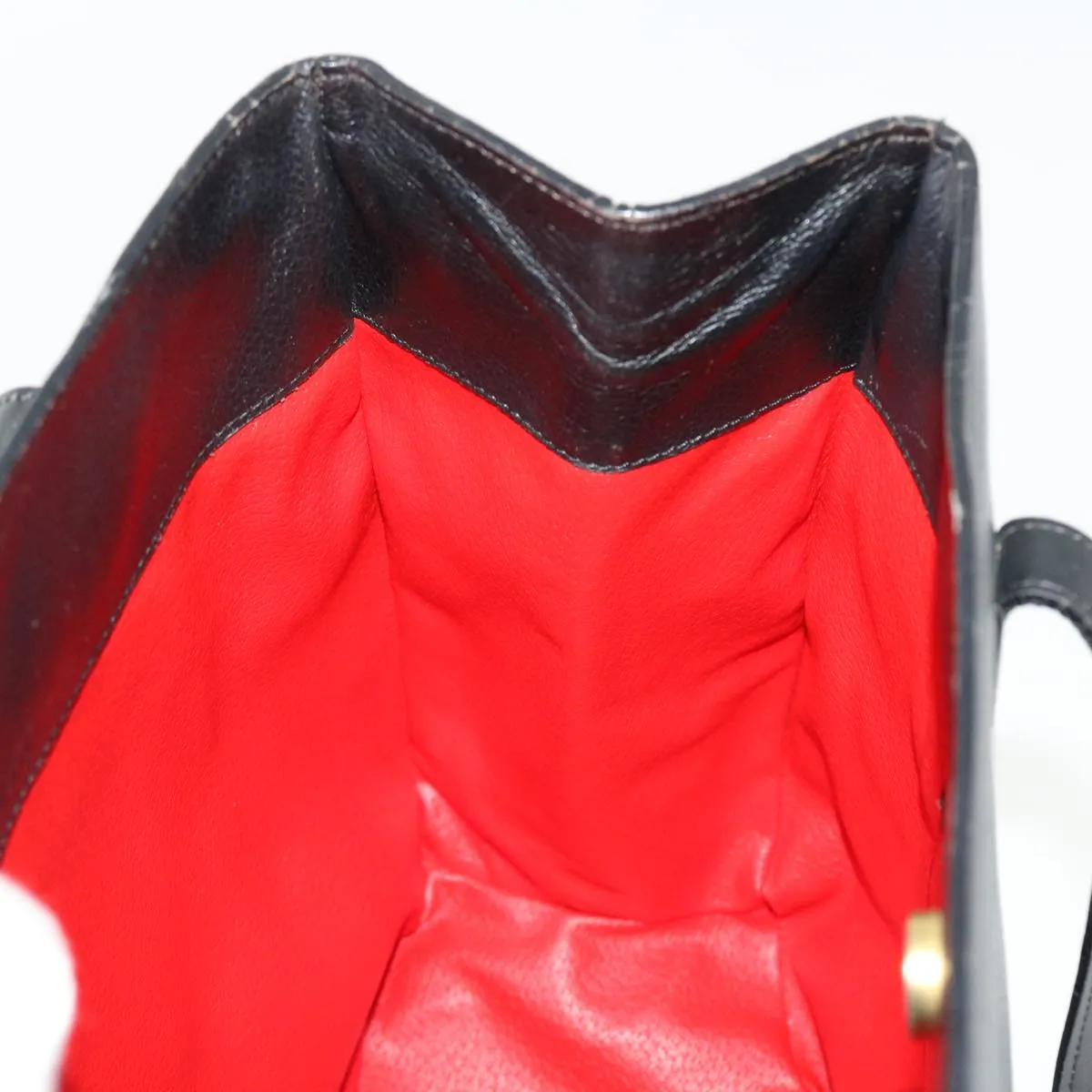 CELINE Shoulder Bag Leather Black fm2285