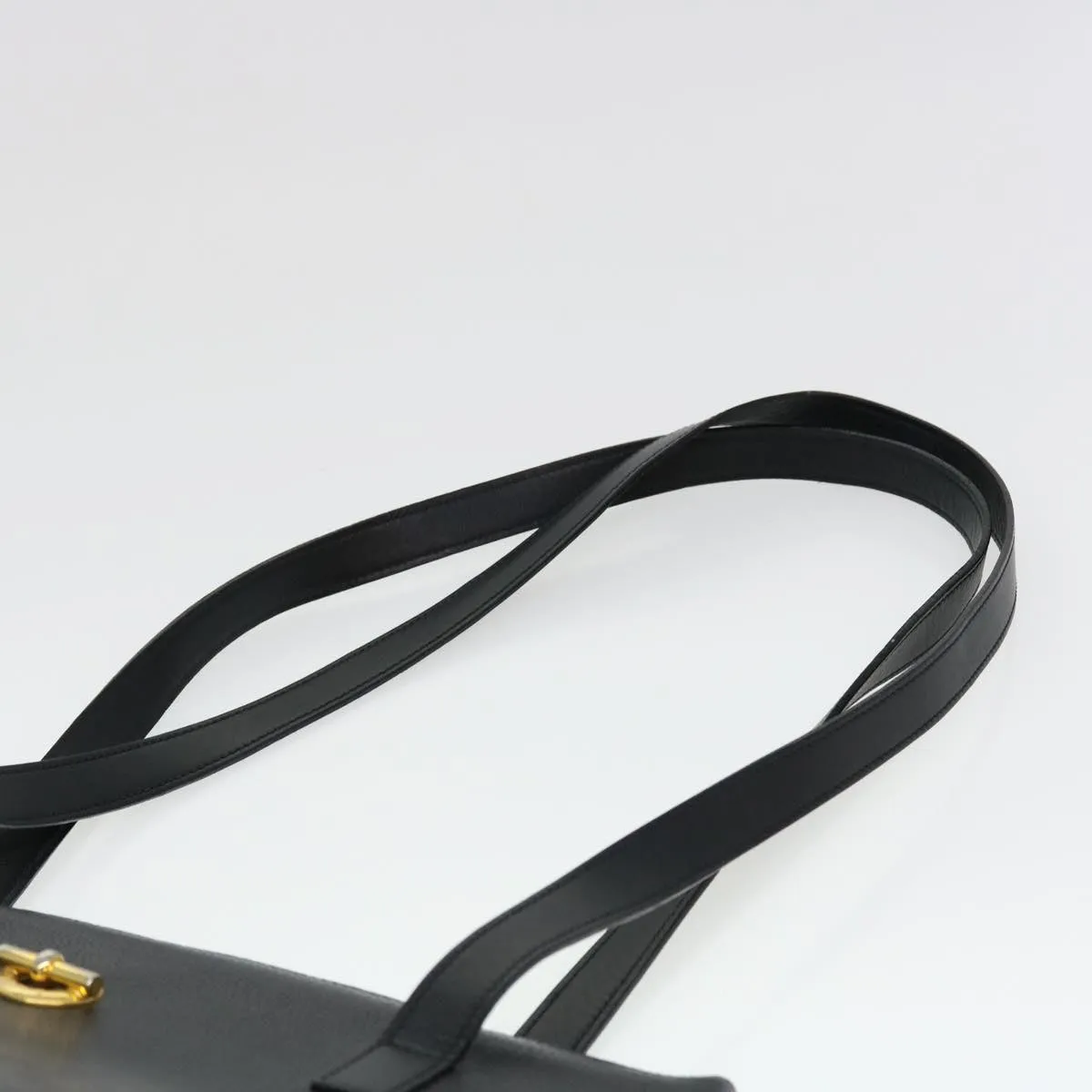 CELINE Shoulder Bag Leather Black fm2285