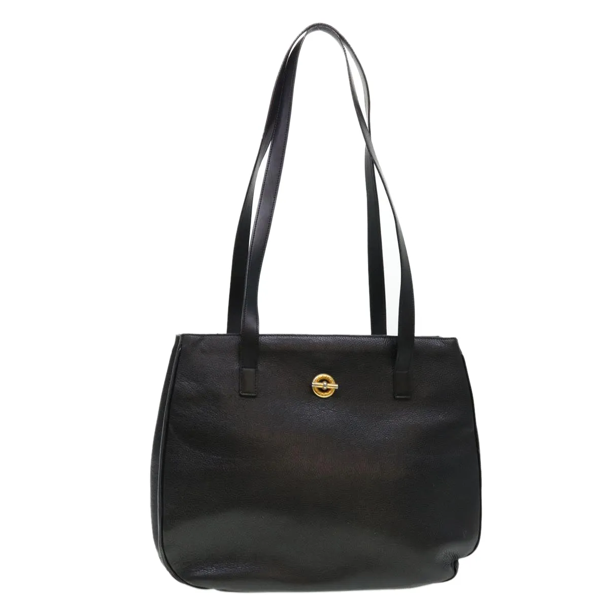 CELINE Shoulder Bag Leather Black fm2285