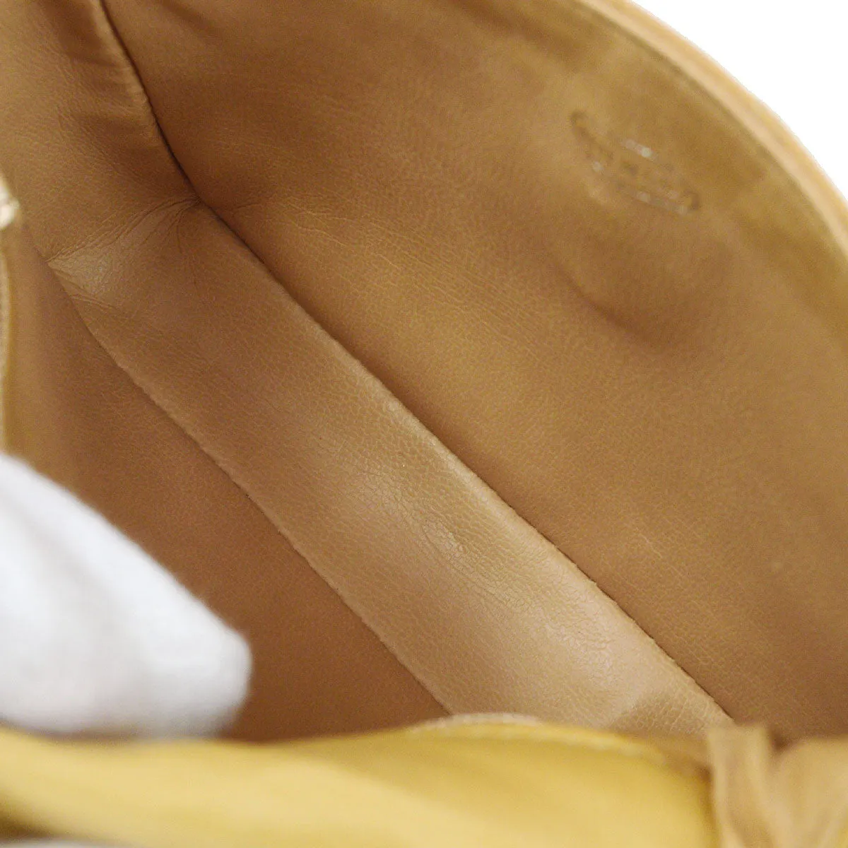 CHANEL 1980s Cosmoline Belt Bag Beige Lambskin #70