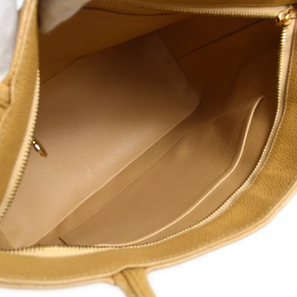 Chanel 2000-2001 Medallion Tote Beige Caviar