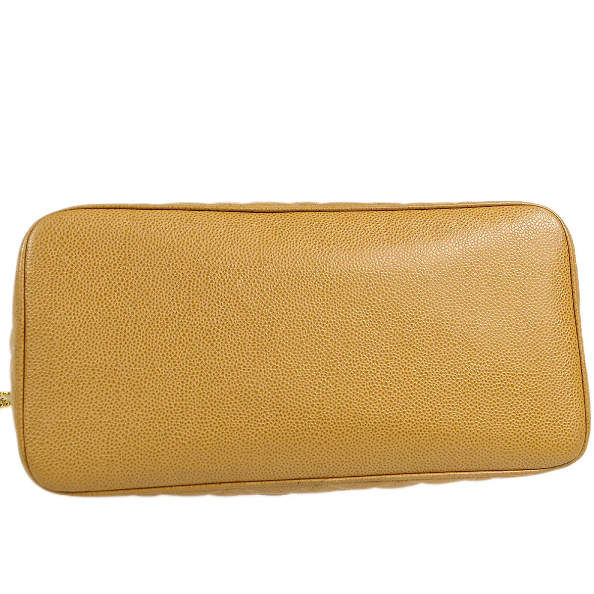 Chanel 2000-2001 Medallion Tote Beige Caviar