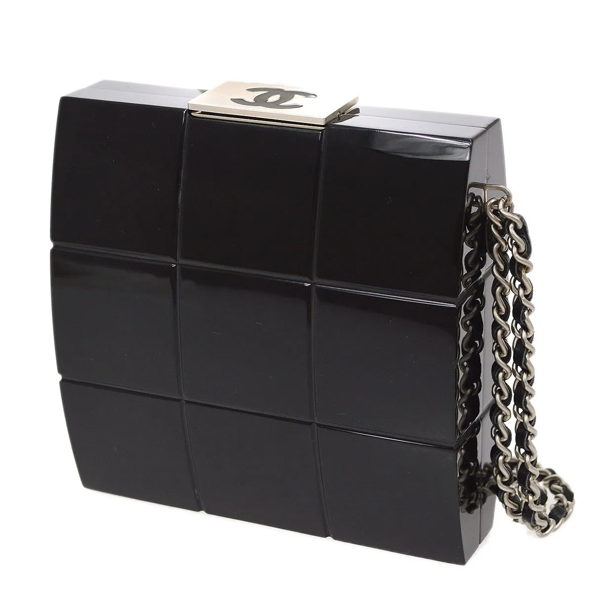 CHANEL 2001-2003 Choco Bar Evening Bag