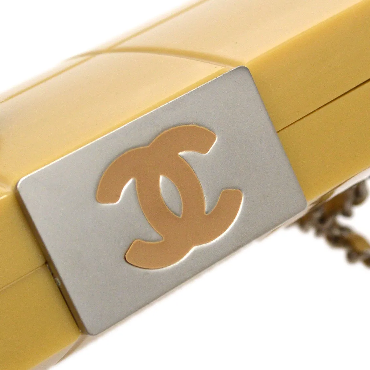 CHANEL 2002 Beige Choco Bar Evening Bag
