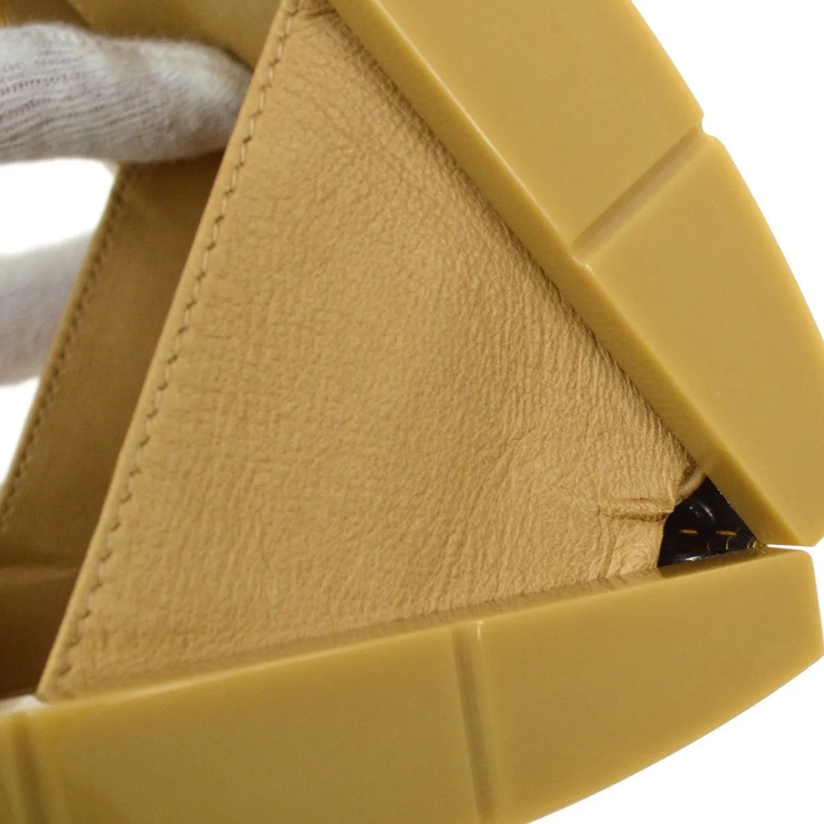 CHANEL 2002 Beige Choco Bar Evening Bag