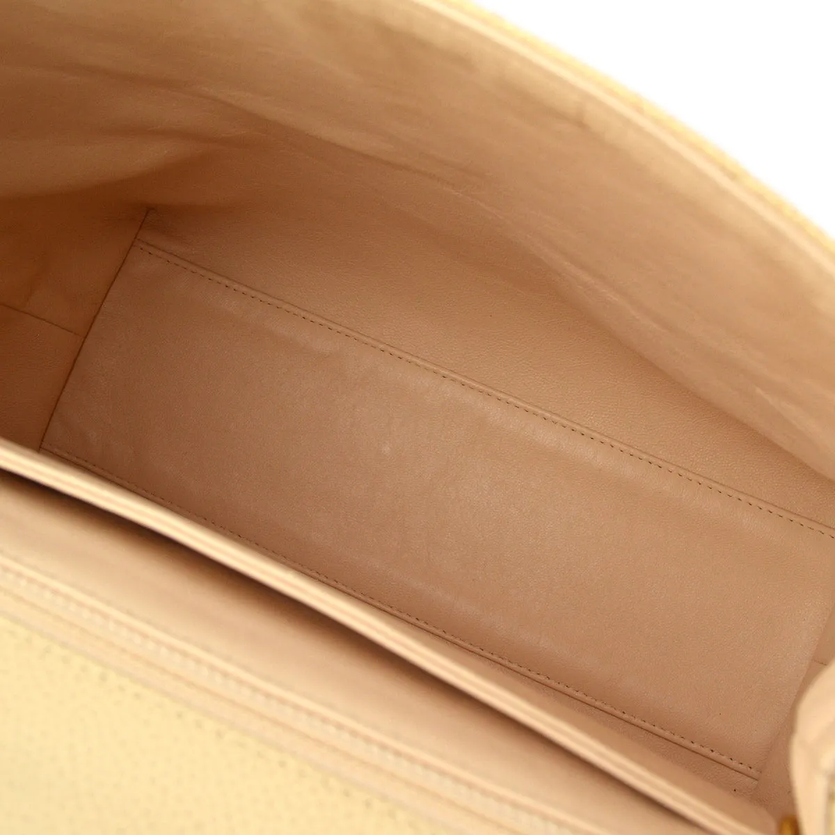 Chanel 2003-2004 Beige Caviar Kelly Handbag