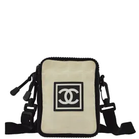 Chanel 2003-2004 Beige New Travel Sport Line Shoulder Bag