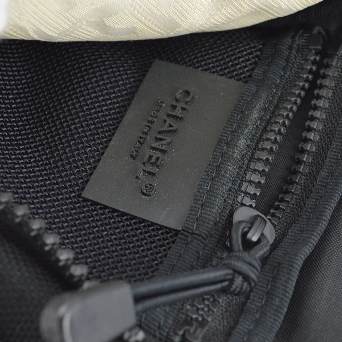 Chanel 2003-2004 Beige New Travel Sport Line Shoulder Bag